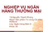 Nghiệp vụ ngân hàng thương mại