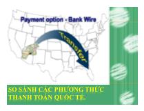 So sánh các phương thức thanh toán quốc tế