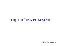 Thị trường phái sinh