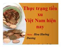 Thực trạng tiền xu Việt Nam hiện nay