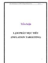 Tiểu luận Lạm phát mục tiêu (inflation targeting)