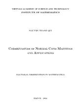 Coderivatives of normal cone mappings and applications