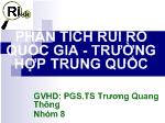 Phân tích rủi ro quốc gia - Trường hợp trung quốc