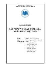 Sáp nhập và thâu tóm (M&A) ngân hàng Việt Nam