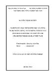 Tóm tắt luận án Nghiên cứu đặc điểm sinh học và công nghệ nhân giống, nuôi trồng nấm sò vua (Pleurotus Eryngii) và nấm vân chi (Trametes Versicolor) ở Việt Nam