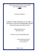 Tóm tắt luận án Nghiên cứu điều chế, khảo sát cấu trúc và tính chất của bột Titan Đioxit biến tính bởi một số ion kim loại chuyển tiếp