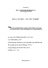 Đề tài Đào tạo, bồi dưỡng cán bộ công chức cấp cơ sở (xã, thị trấn) của huyện Nho Quan, tỉnh Ninh Bình