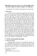 Đề tài Diễn biến năng suất lúa của thí nghiệm NPK dài hạn trên đất phù sa đồng bằng sông Cửu Long từ 1986-2012