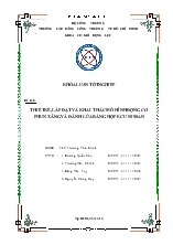 Đề tài Thiết kế, lắp đặt và khai thác mô hình động cơ phun xăng và đánh lửa bằng hộp ecu nissan