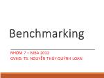 Benchmarking