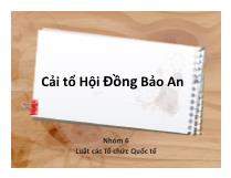 Cải tổ hội đồng bảo an