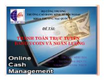 Đề tài Thanh toán trực tuyến bằng Vcoin và ngân lượng