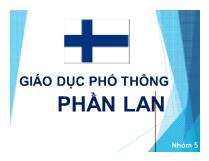 Giáo dục phổ thông Phần Lan