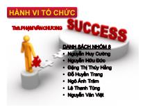 Hành vi tổ chức success