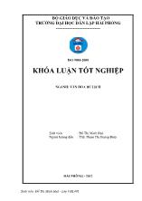 Khóa luận Ẩm thực chay huế và khả năng khai thác trong du lịch