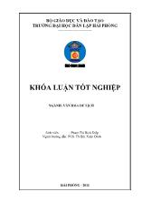 Khóa luận Khai thác các giá trị lịch sử - Văn hóa làng Cổ Loa, xã Cổ Loa, huyện Đông Anh, thành phố Hà Nội phục vụ phát triển du lịch