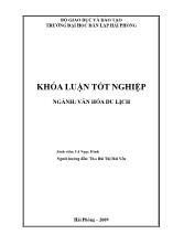 Khóa luận Nghiên cứu hoạt động du lịch cộng đồng tại Hoa Lư - Ninh Bình