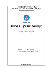 Khóa luận Nghiên cứu những điều kiện phát triển du lịch huyện Giao Thủy, tỉnh Nam Định