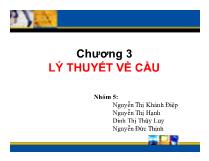 Kinh tế thương mại - Chương 3: Lý thuyết về cầu