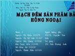 Mạch đếm sản phẩm bằng hồng ngoại