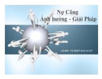 Nợ công ảnh hưởng - Giải pháp