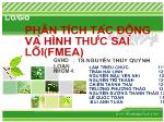 Phân tích tác động và hình thức sai lỗi (fmea)