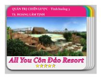 Quản trị chiến lược - All you Côn Đảo resort