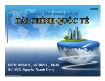 Quản trị kinh doanh quốc tế - Tài chính quốc tế