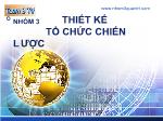 Thiết kế tổ chức chiến lược