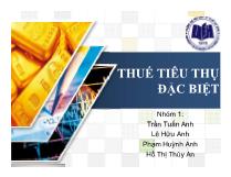 Thuế tiêu thụ đặc biệt