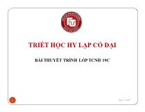 Triết học Hy lạp cổ đại