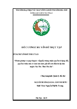 Chuyên đề Đánh giá thực trạng công tác cấp giấy chứng nhận quyền sử dụng đất, quyền sở hữu nhà ở và tài sản khác gắn liền với đất trên địa bàn huyện Văn Yên- Tỉnh Yên Bái