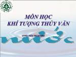 Đề tài Ảnh hưởng của chế độ nước tới thực vật