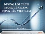 Đề tài Đường lối cách mạng của Đảng cộng sản Việt Nam