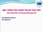 Mặt cứng của quản trị sự thay đổi