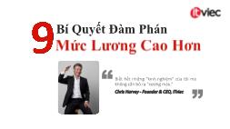 9 bí quyết đàm phàn mức lương cao hơn