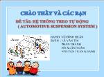 Đề tài Hệ thống treo tự động (automotive suspension system)