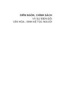 Diễn ngôn, chính sách và sự biến đổi văn hóa - Sinh kế tộc người