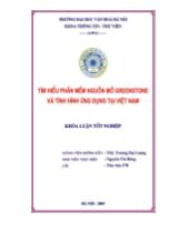 Tóm tắt Khóa luận Tìm hiểu phần mềm nguồn mở GreenStone và tình hình ứng dụng tại Việt Nam