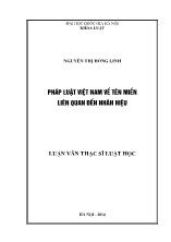 Tóm tắt luận văn Pháp luật Việt Nam về tên miền liên quan đến nhãn hiệu