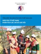 Tổng điều tra dân số và nhà ở Việt Nam 2009 - Giáo dục ở Việt Nam: Phân tích các chỉ số chủ yếu