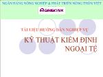 Kỹ thuật kiểm định ngoại tệ