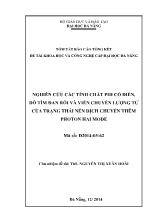 Báo cáo tóm tắt Nghiên cứu các tính chất phi cổ điển, dò tìm đan rối và viễn chuyển lượng tử của trạng thái nén dịch chuyển thêm photon Hai MODE