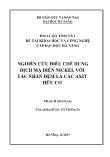 Báo cáo tóm tắt Nghiên cứu điều chế dung dịch mạ điện Nickel với tác nhân đệm là các axit hữu cơ