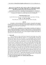 Khảo sát các phương thức đoán nghĩa từ theo ngữ cảnh trong bài nghe của tài liệu TOEFL IBT của sinh viên năm ba trường đại học ngoại ngữ, đại học Đà Nẵng