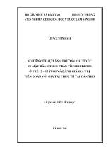 Luận án Nghiên cứu sự tăng trưởng cấu trúc sọ mặt răng theo phân tích Ricketts ở trẻ 12-15 tuổi và đánh giá giá trị tiên đoán với giá trị thực tế tại Cần Thơ