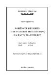 Tóm tắt Luận văn Nghiên cứu điều khiển cánh tay Robot thiếu dẫn động hai bậc tự do Pendubot