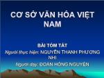 Cơ sở văn hóa Việt Nam