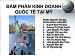 Đàm phán kinh doanh quốc tế tại Mỹ