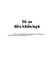 Đồ án Nghiên cứu thiếu kế bộ điều khiển cho bể khử trùng trong hệ thống xử lí nước thải sinh hoạt bằng PLC S7 1200